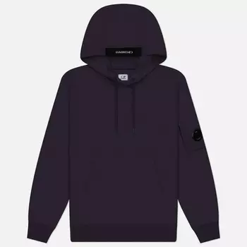 Мужская толстовка C.P. Company Diagonal Raised Fleece Lens Adjustable Hoodie, цвет фиолетовый, размер XXL