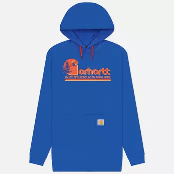 Мужская толстовка Carhartt Loose Fit Midweight Graphic Hoodie, цвет синий, размер S