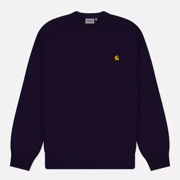 Мужская толстовка Carhartt WIP American Script, цвет фиолетовый, размер S