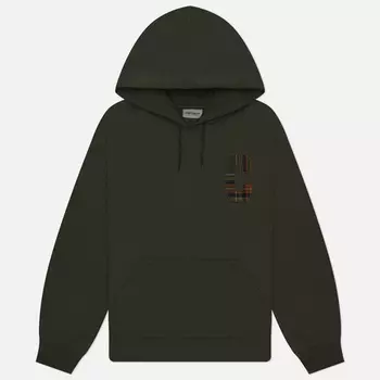 Мужская толстовка Carhartt WIP Hooded Wiles, цвет оливковый, размер XL
