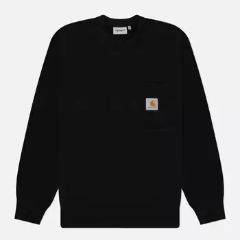 Мужская толстовка Carhartt WIP Pocket, цвет чёрный, размер XXL