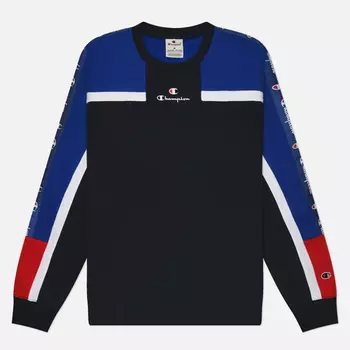 Мужская толстовка Champion Legacy Retro Sport Color Block, цвет синий, размер XL