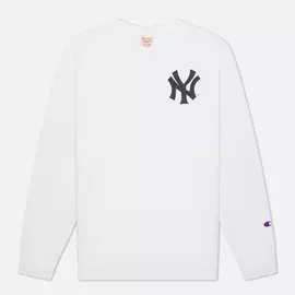 Мужская толстовка Champion Reverse Weave New York Yankees Crew Neck, цвет белый, размер M