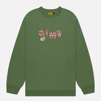 Мужская толстовка Dime Cake Crew Neck, цвет зелёный, размер XL