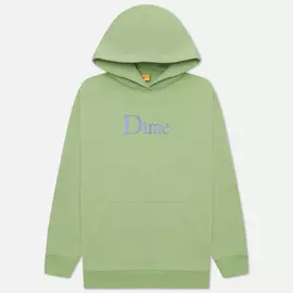 Мужская толстовка Dime Dime Classic Embroidered Hoodie, цвет зелёный, размер M