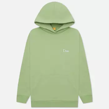 Мужская толстовка Dime Dime Classic Small Logo Hoodie, цвет зелёный, размер XL