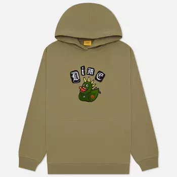 Мужская толстовка Dime Rebel Chenille Hoodie, цвет оливковый, размер S