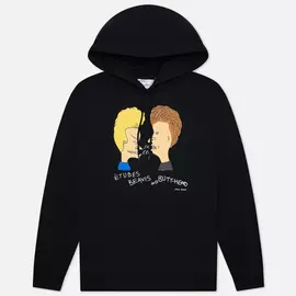 Мужская толстовка Etudes x Beavis &amp; Butt-Head Klein, цвет чёрный, размер XL
