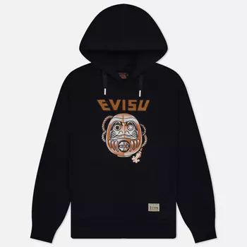 Мужская толстовка Evisu Evergreen Daruma Applique, цвет чёрный, размер XXL