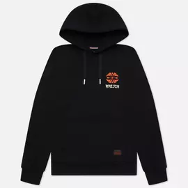 Мужская толстовка Evisu Kimono-Style Zip-Hoodie Brocade Applique, цвет чёрный, размер XL