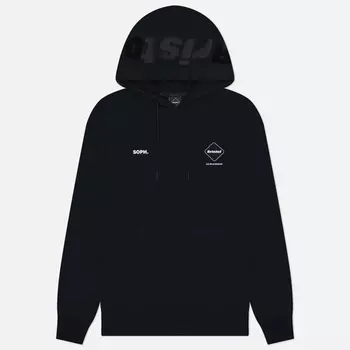 Мужская толстовка F.C. Real Bristol Logo Team Hoodie, цвет чёрный, размер XL