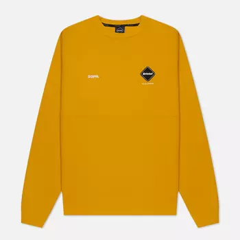 Мужская толстовка F.C. Real Bristol Star Applique Team Crew Neck, цвет жёлтый, размер M