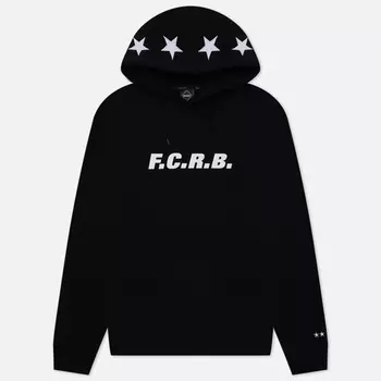 Мужская толстовка F.C. Real Bristol Star Applique Classic Logo Hoodie, цвет чёрный, размер M