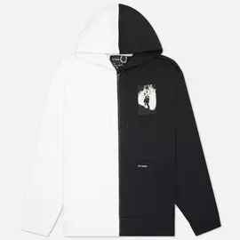 Мужская толстовка Fred Perry x Raf Simons Printed Patch Zip Through Hoodie, цвет комбинированный, размер XL