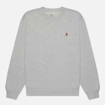 Мужская толстовка Gramicci One Point Crew Neck, цвет серый, размер S
