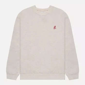 Мужская толстовка Gramicci One Point Crew Neck, цвет белый, размер L