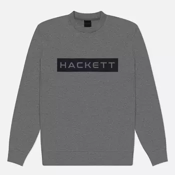 Мужская толстовка Hackett H-Sport Essential Crew Neck, цвет серый, размер L