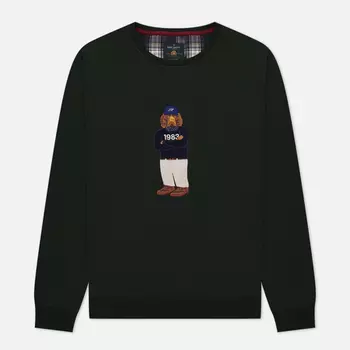 Мужская толстовка Hackett Harry Logo, цвет зелёный, размер XXXL