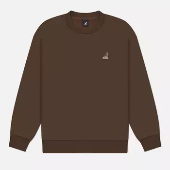 Мужская толстовка Kangol Big Symbol, цвет коричневый, размер S