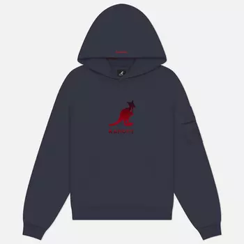 Мужская толстовка Kangol Gradation Logo Hoodie, цвет серый, размер S
