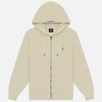 Мужская толстовка Kangol Kangol Classic Logo Zip-Up, цвет бежевый, размер L