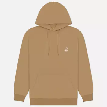 Мужская толстовка Kangol Logo Patch Hoodie, цвет бежевый, размер S