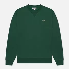 Мужская толстовка Lacoste Sport Cotton Blend Fleece, цвет зелёный, размер S