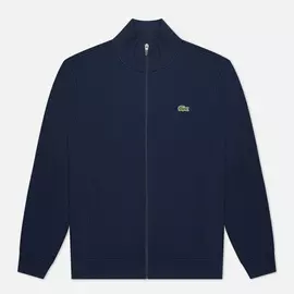 Мужская толстовка Lacoste Sport Cotton Blend Fleece Zip, цвет синий, размер L