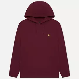 Мужская толстовка Lyle &amp; Scott Hoodie, цвет бордовый, размер M