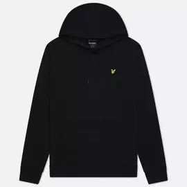 Мужская толстовка Lyle &amp; Scott Hoodie, цвет чёрный, размер XXXL
