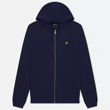 Мужская толстовка Lyle &amp; Scott Zip Through Hoodie, цвет синий, размер S