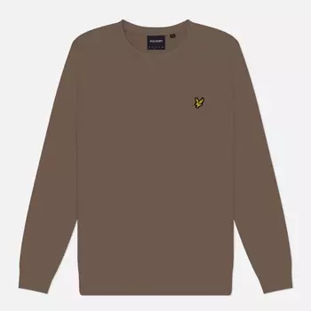 Мужская толстовка Lyle & Scott Crew Neck Regular Fit, цвет бежевый, размер M