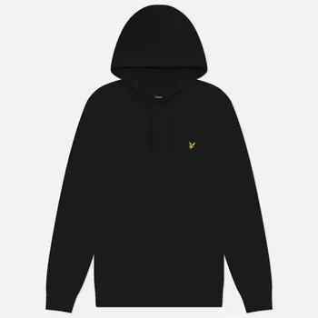 Мужская толстовка Lyle & Scott Hoodie Regular Fit, цвет чёрный, размер XL