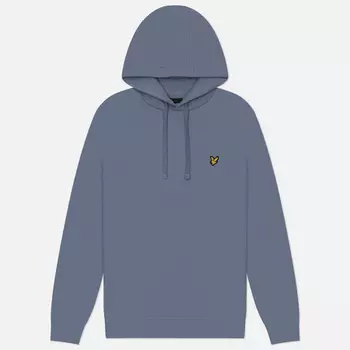 Мужская толстовка Lyle & Scott Hoodie Regular Fit, цвет голубой, размер L