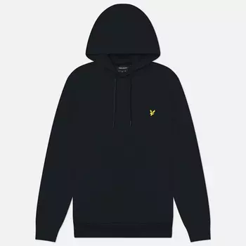 Мужская толстовка Lyle & Scott Interlock Hoodie, цвет синий, размер M
