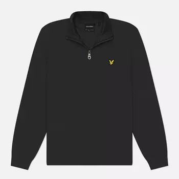 Мужская толстовка Lyle & Scott Interlock Quarter Zip, цвет серый, размер L