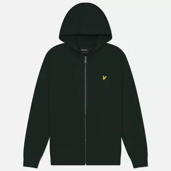 Мужская толстовка Lyle & Scott Zip Through Hoodie Regular, цвет зелёный, размер XXL