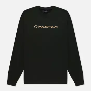Мужская толстовка MA.Strum Chest Logo Crew Neck, цвет оливковый, размер XL