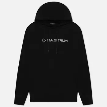 Мужская толстовка MA.Strum Chest Logo Hoodie, цвет чёрный, размер XXXXL