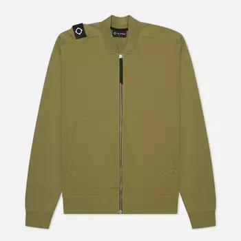 Мужская толстовка MA.Strum Full Zip Bomber, цвет зелёный, размер S
