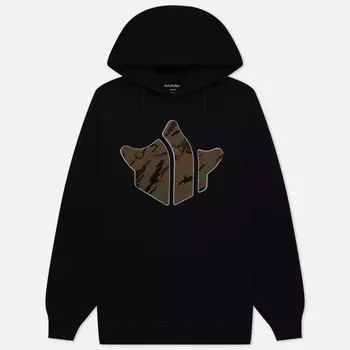 Мужская толстовка maharishi Maha Temple Hoodie, цвет чёрный, размер L