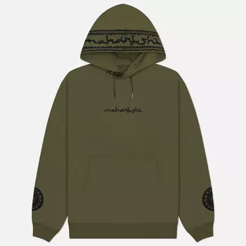 Мужская толстовка maharishi Thar Desert Hoodie, цвет оливковый, размер M