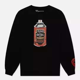 Мужская толстовка maharishi x Teach Ox Сrew Neck, цвет чёрный, размер XL