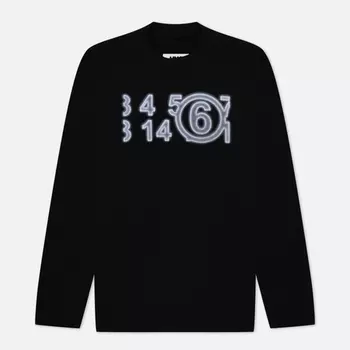 Мужская толстовка Maison Margiela MM6 Big Logo Crew Neck, цвет чёрный, размер M