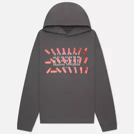 Мужская толстовка Maison Margiela Tape Print Oversized Hoodie, цвет серый, размер 50