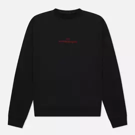 Мужская толстовка Maison Margiela Upside Down Logo Embroidered, цвет чёрный, размер 50