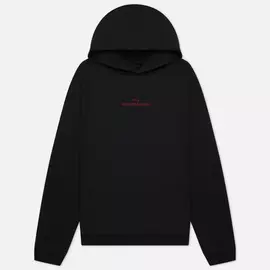 Мужская толстовка Maison Margiela Upside Down Logo Embroidered Hoodie, цвет чёрный, размер 50
