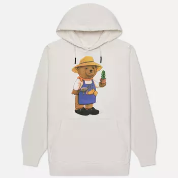 Мужская толстовка MARKET Botanical Bear Hoodie, цвет белый, размер M