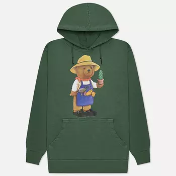Мужская толстовка MARKET Botanical Bear Hoodie, цвет зелёный, размер XXL