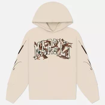 Мужская толстовка MARKET Duck Pond Hoodie, цвет бежевый, размер L
